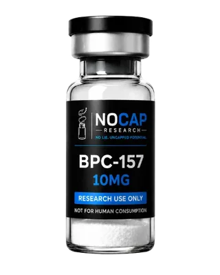 BPC-157 10mg research vial from Nocap Research