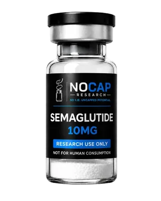Semaglutide 10mg research vial from Nocap Research